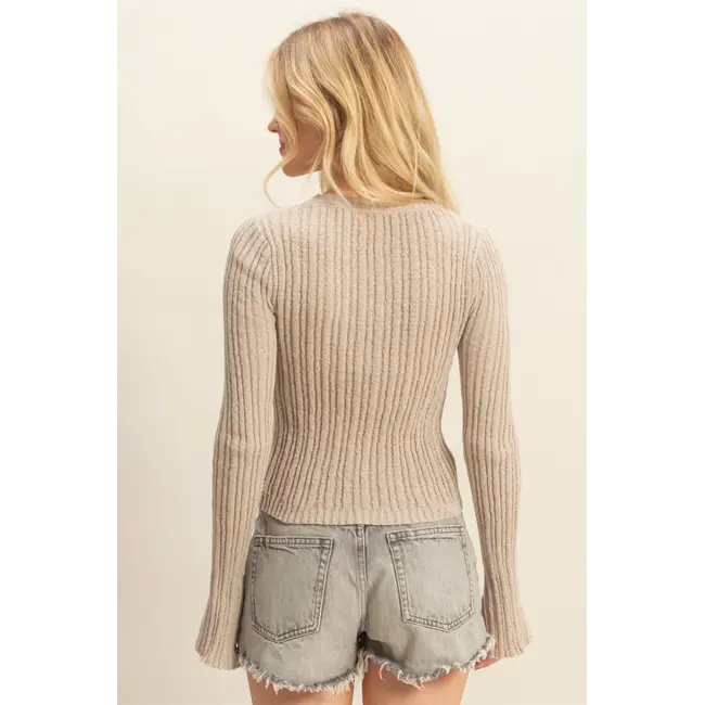 HYFVE HYFVE Versatile Ribbed Knit Sweater (HF25F292)