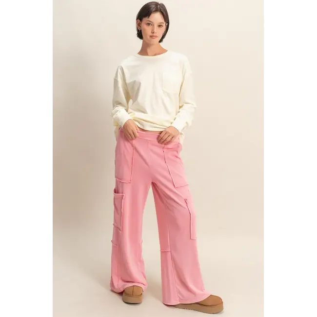 Double Zero Double Zero Front Pocket Oversized Long Sleeve (DZ25F116)