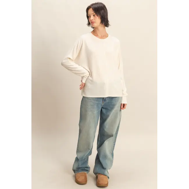 Double Zero Double Zero Relaxed Loose Top (DZ25F119)