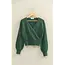 Double Zero Double Zero Surplice V Neck Sweater (DZ25F127)