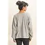 Double Zero Brushed Waffle Long Sleeve Casual Top (DZ25F398)