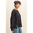 Double Zero Brushed Waffle Long Sleeve Casual Top (DZ25F398)