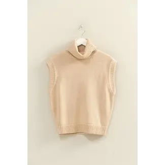 HYFVE HYFVE Sleeveless Turtleneck Sweater Top (HF25E801)