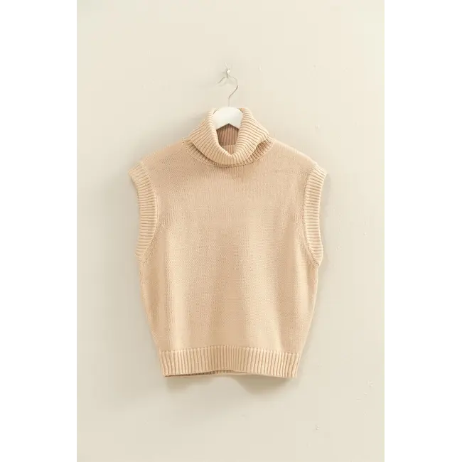 HYFVE HYFVE Sleeveless Turtleneck Sweater Top (HF25E801)