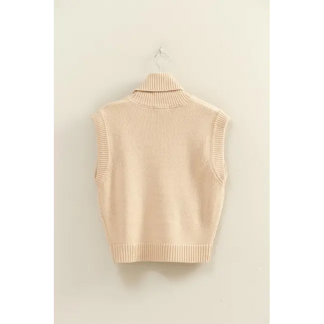 HYFVE HYFVE Sleeveless Turtleneck Sweater Top (HF25E801)