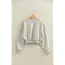 Double Zero Double Zero Everyday Long Sleeve Cropped Sweatshirt (DZ25E415)