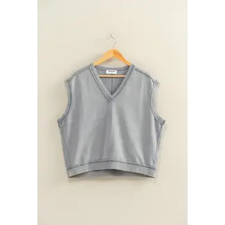 Double Zero Double Zero Mineral Washed Vest (DZ25E826)
