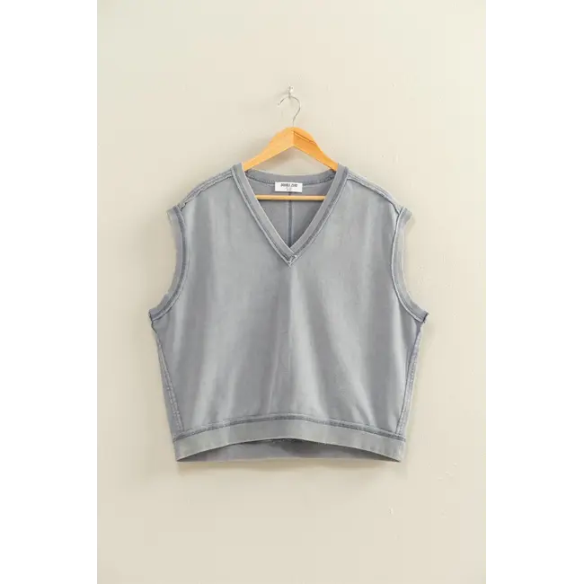 Double Zero Double Zero Mineral Washed Vest (DZ25E826)