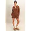Double Zero Double Zero Polo Long Sleeve Sweater Dress (DZ25E838)