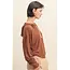 Double Zero Double Zero Oversized Hoodie Long Sleeve Top (DZ25F001)
