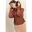 Double Zero Double Zero Oversized Hoodie Long Sleeve Top (DZ25F001)
