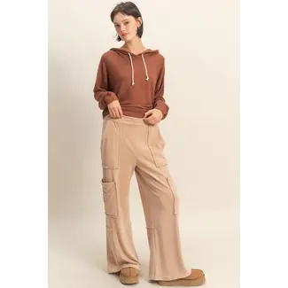Double Zero Double Zero Oversized Hoodie Long Sleeve Top (DZ25F001)