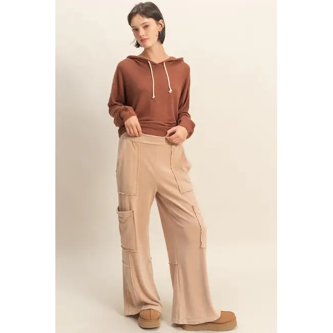 Double Zero Double Zero Oversized Hoodie Long Sleeve Top (DZ25F001)