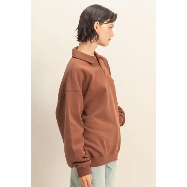Double Zero Double Zero Oversized Sweatshirt (DZ25F074)