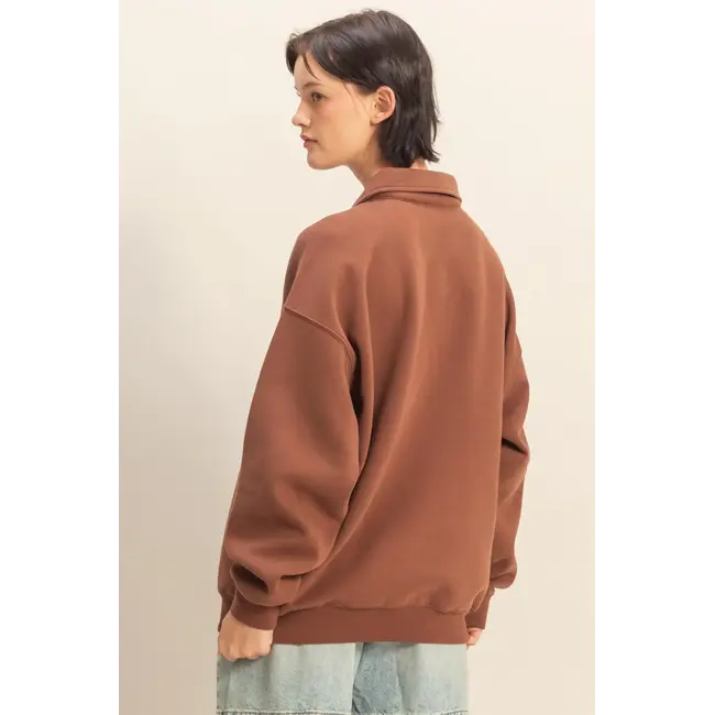 Double Zero Double Zero Oversized Sweatshirt (DZ25F074)