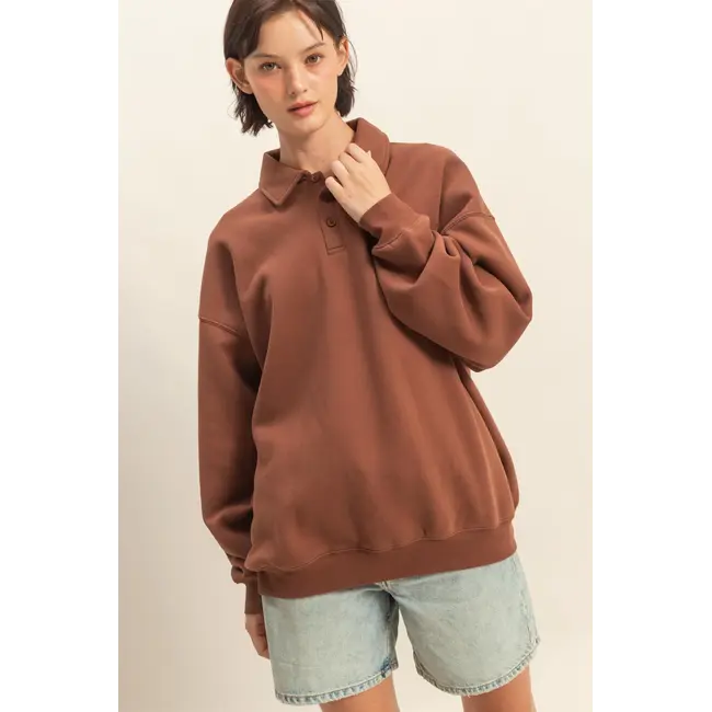 Double Zero Double Zero Oversized Sweatshirt (DZ25F074)