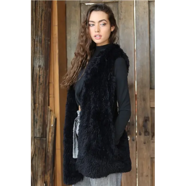 Angie Angie Furry Vest (SJ812)