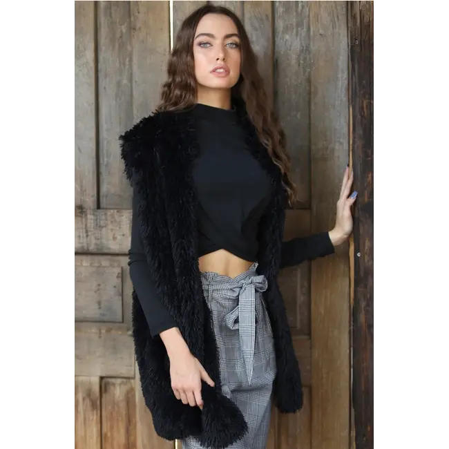 Angie Angie Furry Vest (SJ812)