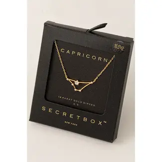 Capricorn Constellation Pendant Necklace (BJNHCPS)