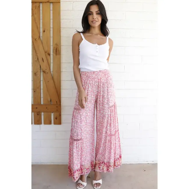 Angie Angie Palazzo Pant/lace(25R84)