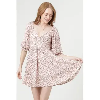 Angie Angie LS Key Hole Dress (C4494)