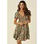 Angie Floral Print Dress (C4507)