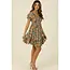 Angie Floral Print Dress (C4507)