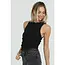 Angie Textwood Knit Sleeveless Top (X2DQ1)