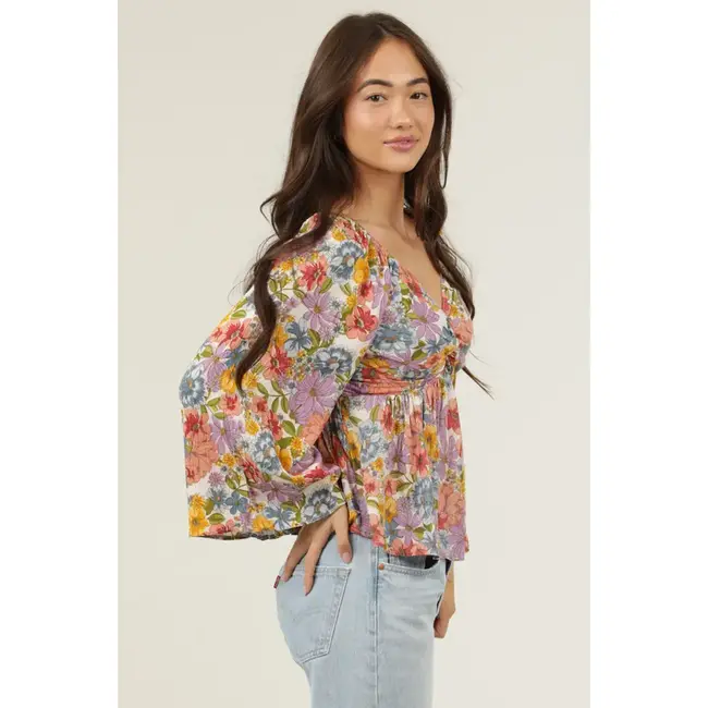 Angie Angie Twist front LS Top (C2E20)