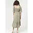 Angie LS Slit Smocked Maxi Dress(C4K53)