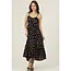 Angie V Cut Maxi Dress w/ Lace Detail (C4H45)
