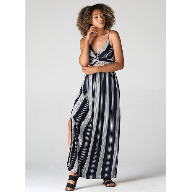 Angie Keyhole Maxi Dress With Slit (F4B48)