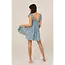 Angie Ruffle Cap Sleeve Tiered Short Dress (C4K27)