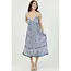 Angie Crochet Neckline w/ Slit Midi Dress (C4K08)