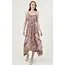 Angie Smocked Lace Inset Dress (C4J64)