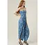 Angie Strapless Smocked Jumpsuit (B5959)