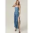 Angie Strapless Smocked Jumpsuit (B5959)
