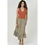Angie Ruffle Hem Maxi Skirt (26P93)