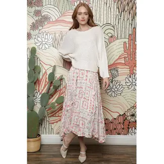 Angie Angie Ruffled Maxi Skirt(B6B47)