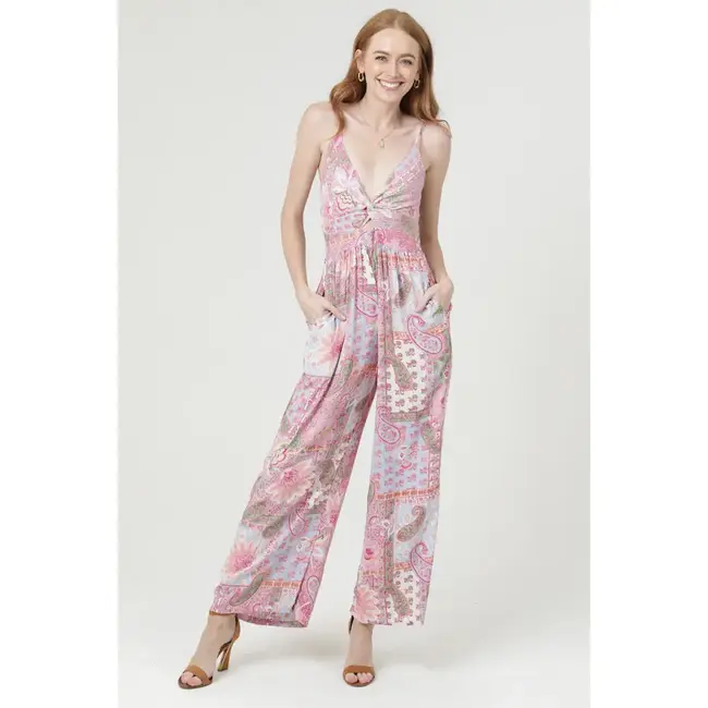 Angie Keyhole Jumpsuit (B5A42)