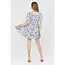 Angie Twist Front Ruffle Slv Dress(C4458)