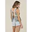 Multi Tie Back Lace Trim Top (C2D12)