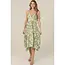 Angie Bodice Hanky Hem Dress (C4B17)