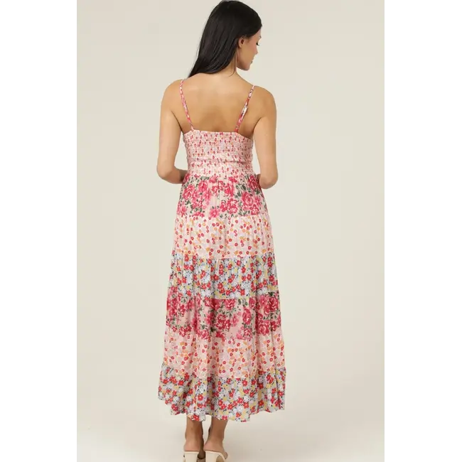 Angie Angie Tiered  Keyhole Maxi (C4B97)