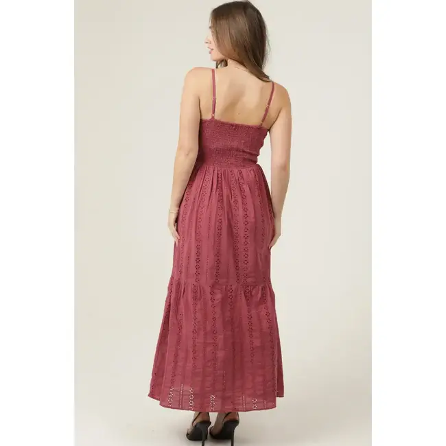 Angie Keyhole Maxi Dress (C4E05)