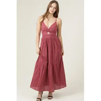 Angie Angie Keyhole Maxi Dress (C4E05)