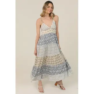 Angie Angie Maxi Dress w/Lace Detail (C4D14)