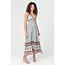 Angie Angie Keyhole Printed Maxi Dress (F4F50)
