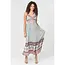 Angie Keyhole Printed Maxi Dress (F4F50)