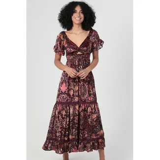 Angie Angie SS Twist Front Maxi(C4G68)